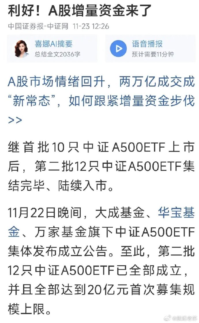 “A系列”主力军上新！博时中证A500指数基金10月25日起公开发行！