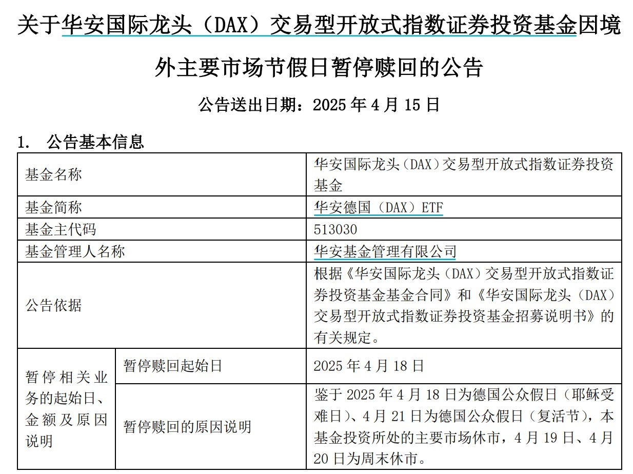 多只高溢价跨境ETF申请临时停牌，注意风险！